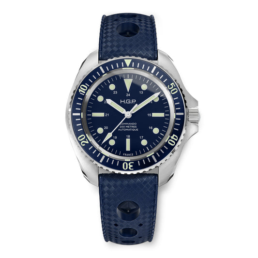 Montre de plongée Diver 200M Automatique Commando - Bleue