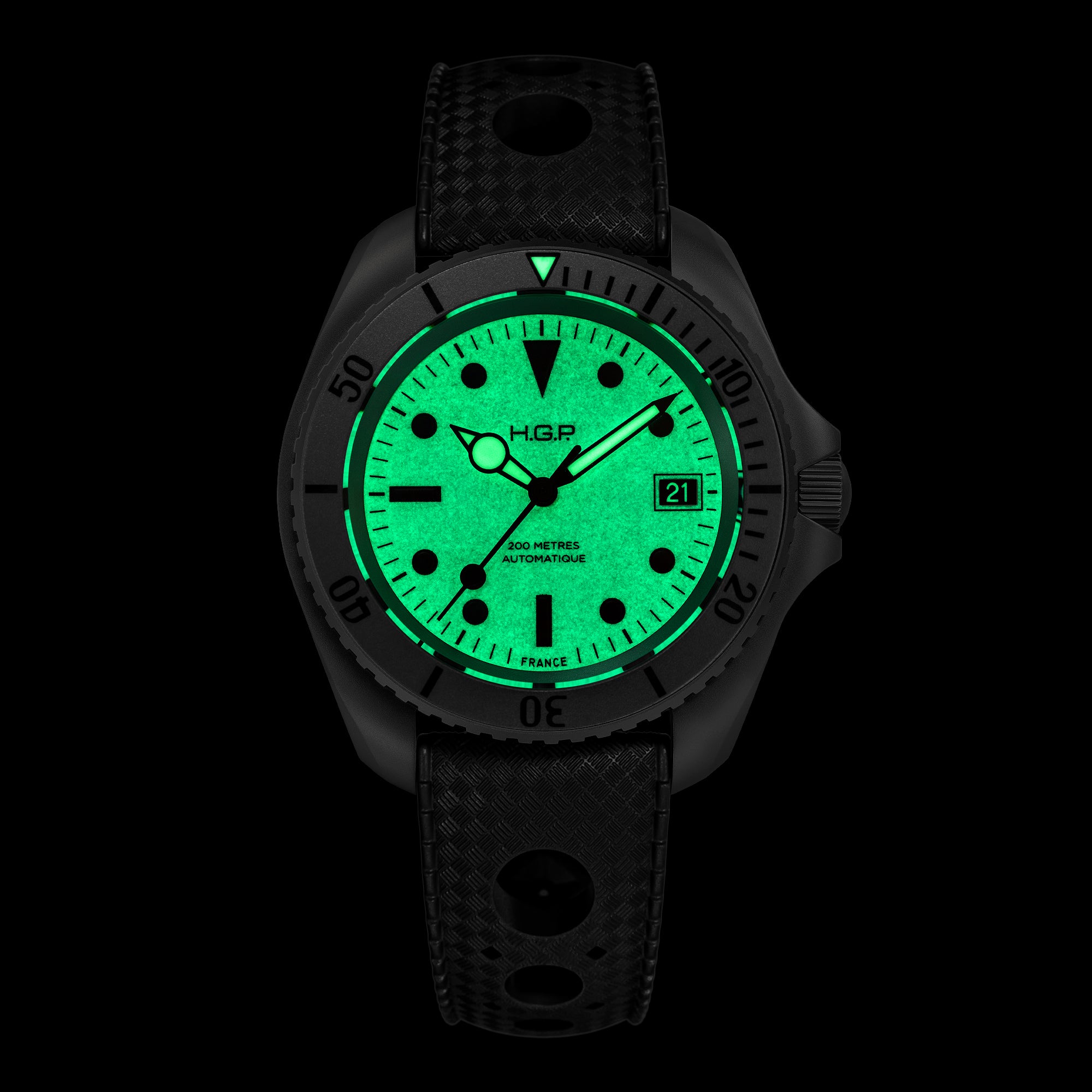 Night Diver 200M Automatic Full-Lume Diving Watch