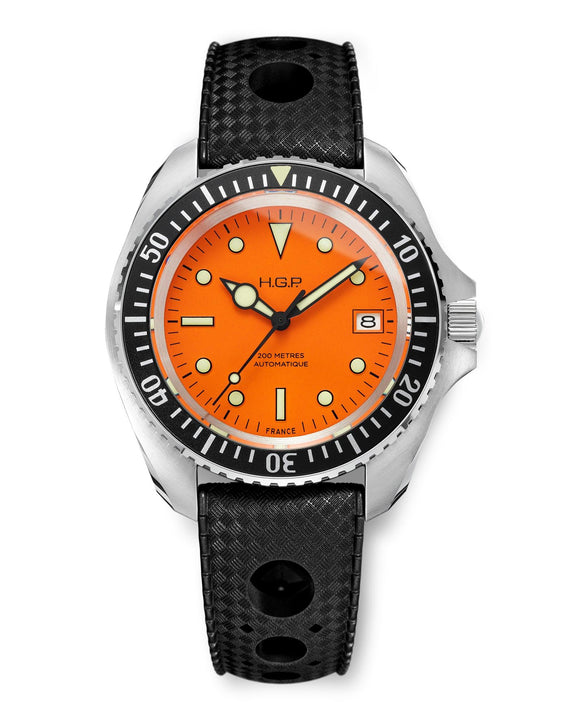 Montre de plongée automatique Diver 200M - Orange