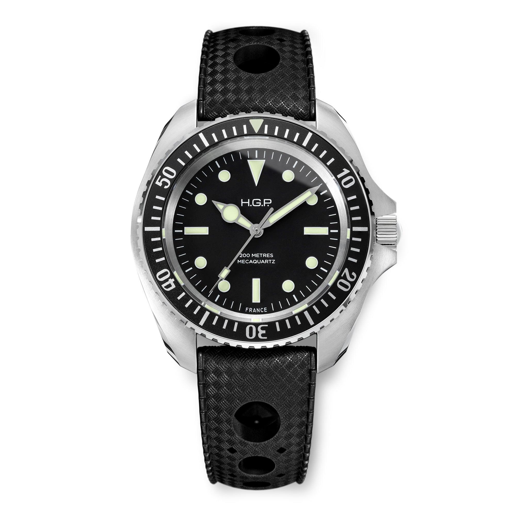 Diver 200M Mecaquartz Diving Watch - HGP - Dive Watches