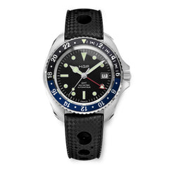 Diver GMT 200M Automatic Diving Watch - Blue & Black 