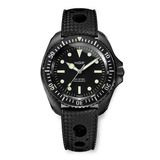 Diver 200M Mecaquartz Diving Watch - Black PVD