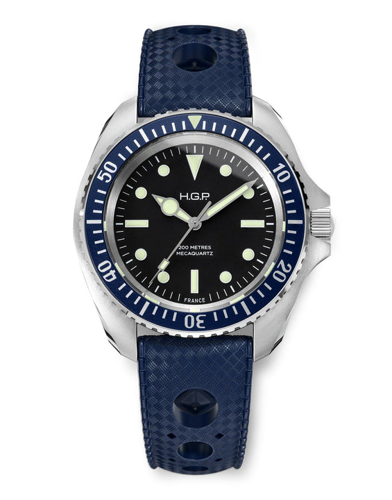 Montre de plongée Diver 200M Mecaquartz - Bleue